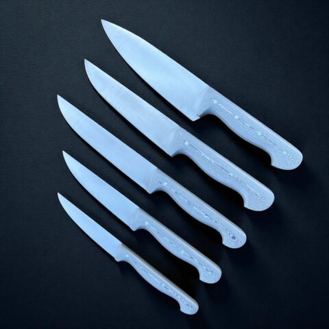 Sürmene El Yapımı 5'li Mutfak Bıçağı Seti 01