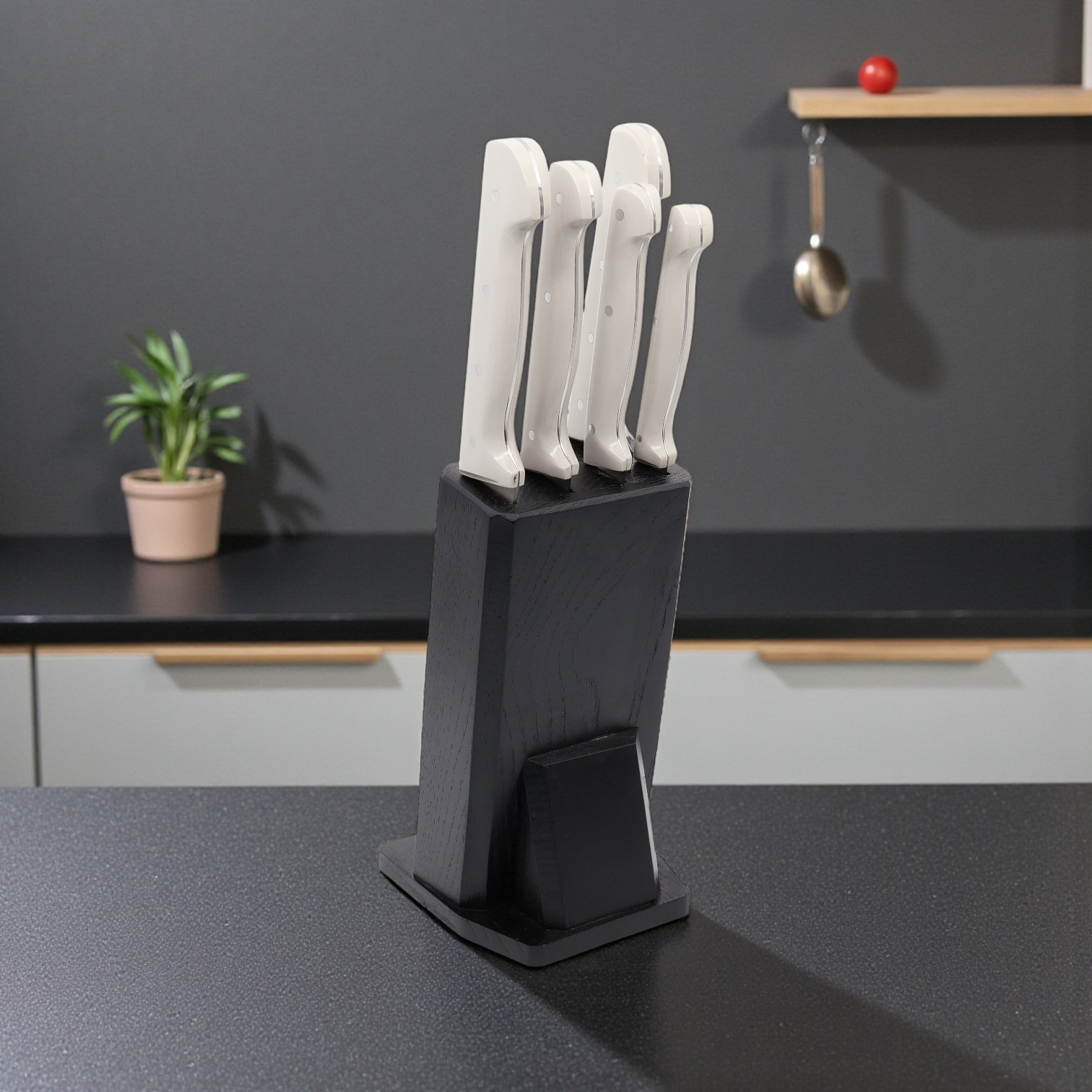 Sürmene El Yapımı 5'li Mutfak Bıçağı Seti 04