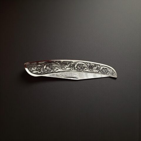 Alternative view of Sürmene Gravür İşlemeli Krom Çakı 09