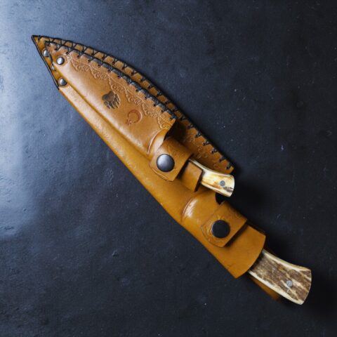 Alternative view of Sürmene El Yapımı Av Bıçağı Baba Oğul Set 002