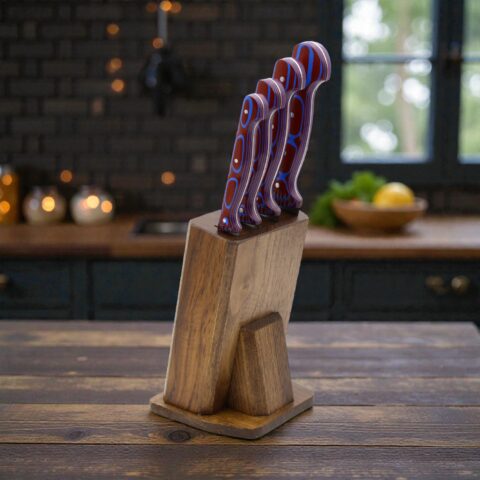 Sürmene El Yapımı 4'lü Mutfak Bıçağı Seti 01