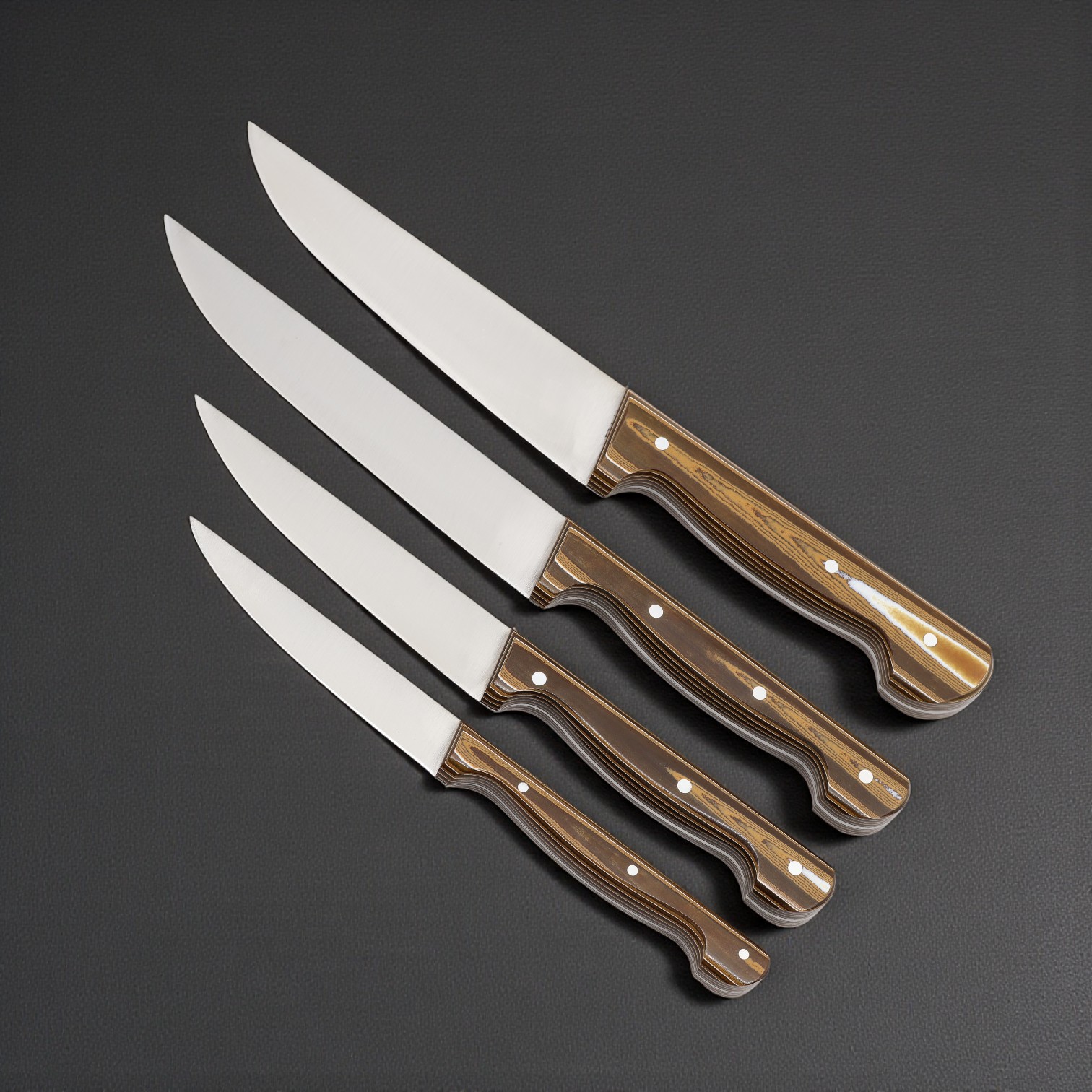 Sürmene El Yapımı 4'lü Mutfak Bıçağı Seti 02 - Görsel 2