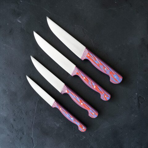 Sürmene El Yapımı 4'lü Mutfak Bıçağı Seti 01