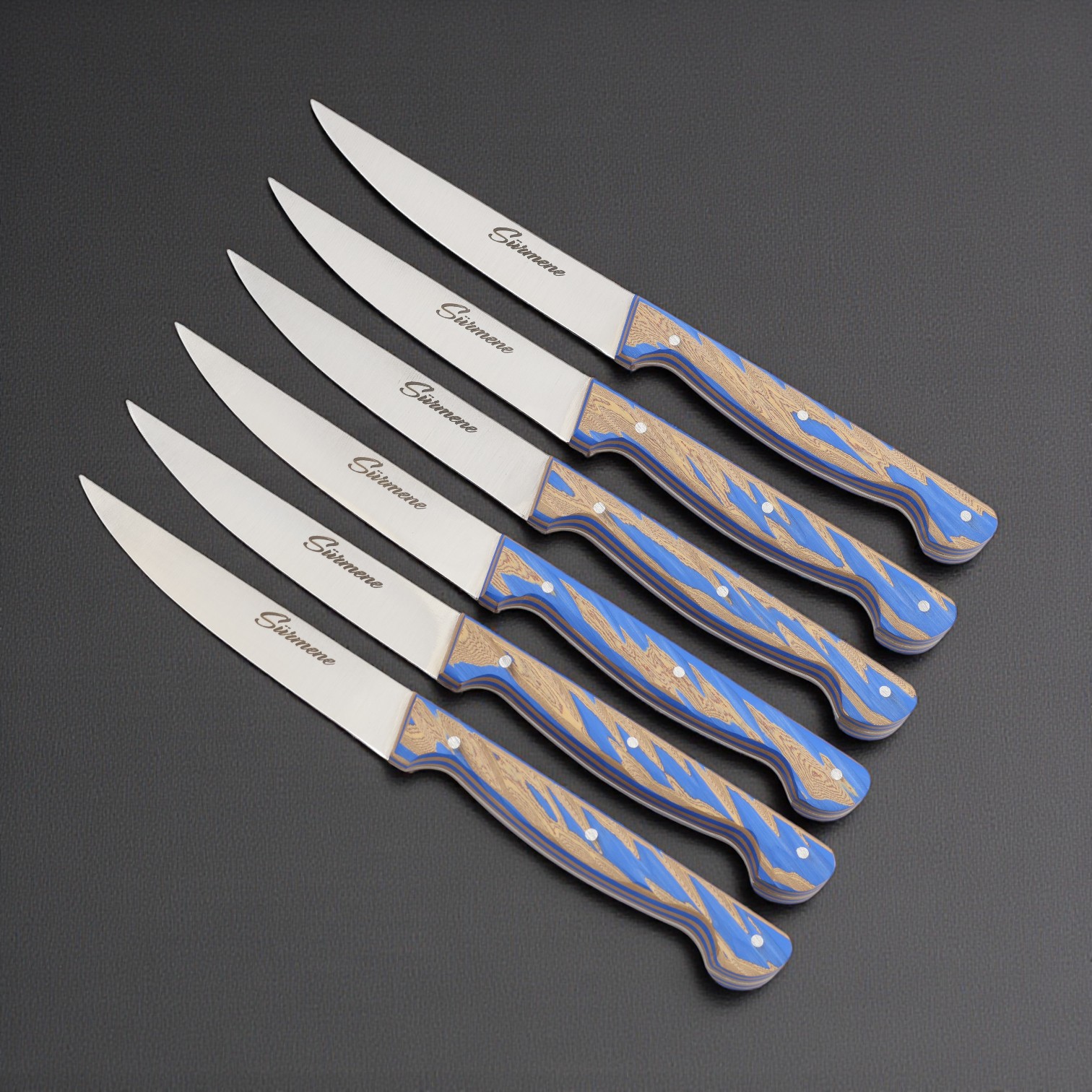 Sürmene El Yapımı Meyve Bıçağı Seti 02 - Görsel 2