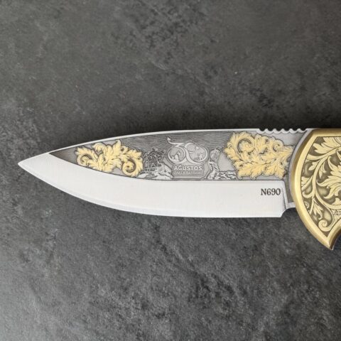 Alternative view of El Yapımı Altın Çakı - Çift Balçak 30 Ağustos Figürlü