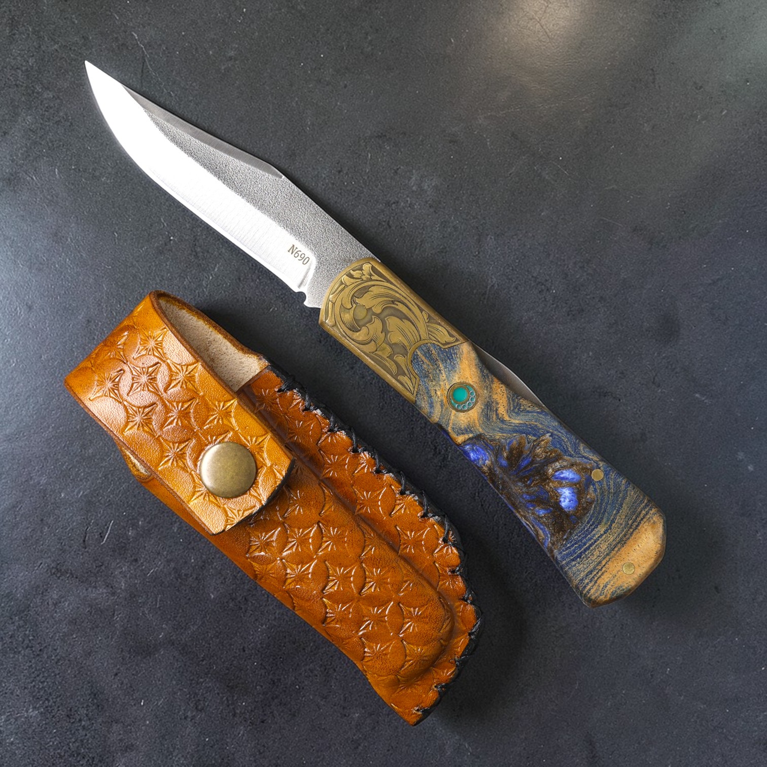 El Yapımı Çakı - N690 - Görsel 2