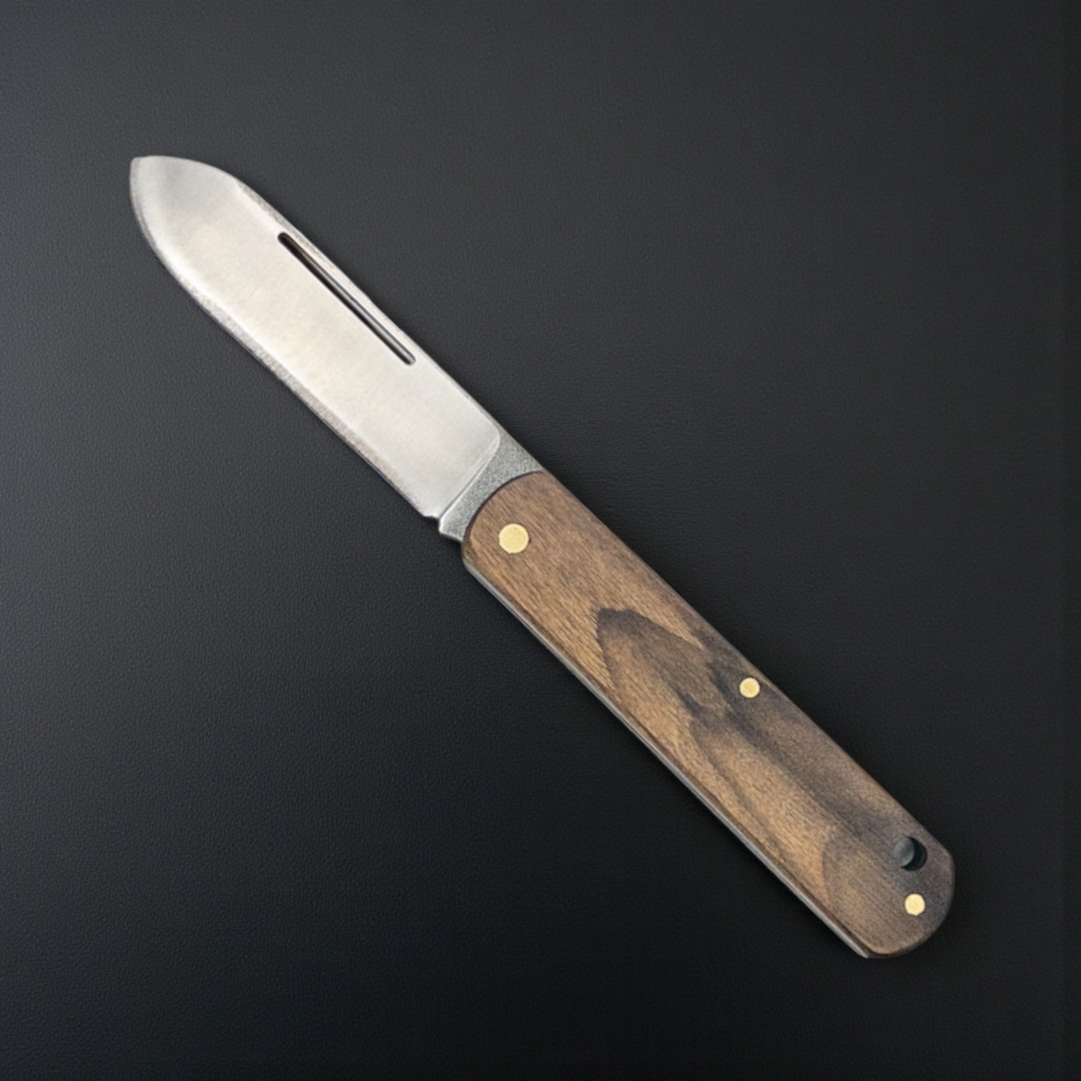 El Yapımı Ahşap Sap Çakı - Kirpi Model