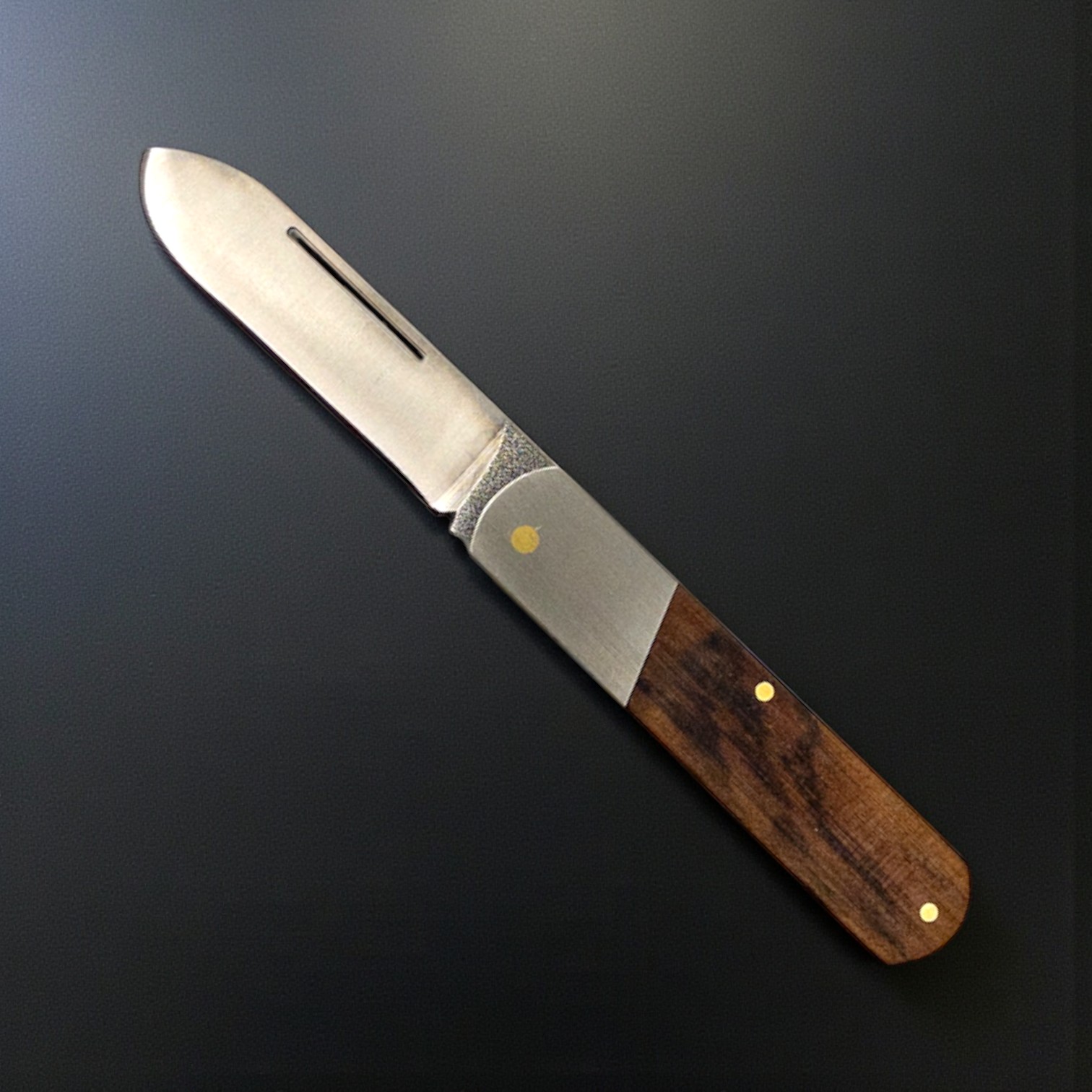 El Yapımı Ahşap - Krom Sap Çakı N690