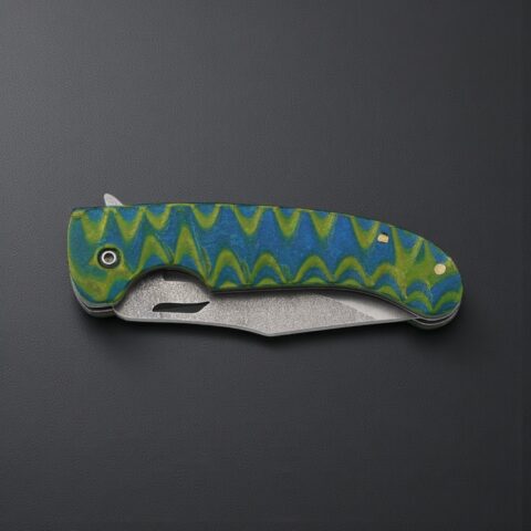 Alternative view of El Yapımı Yeşil Dremel Desenli Çakı - 4116