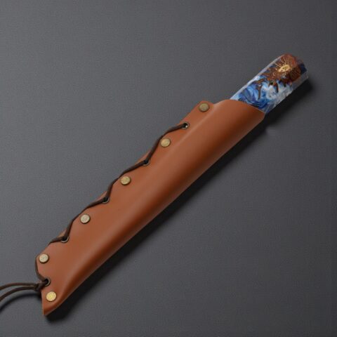 Alternative view of El Yapımı Avcı Bıçağı Epoksi Kozalak Kabza - N690