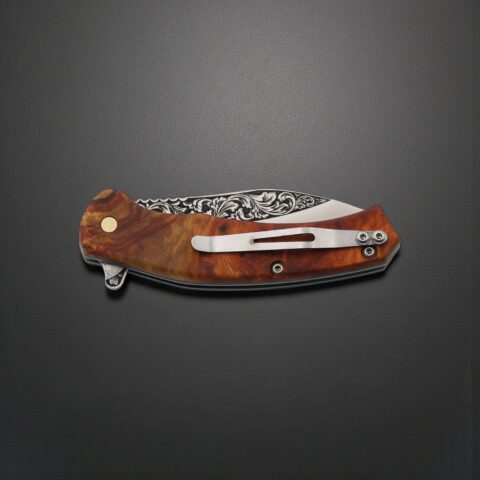 Alternative view of El Yapımı İşlemeli Çakı - D2