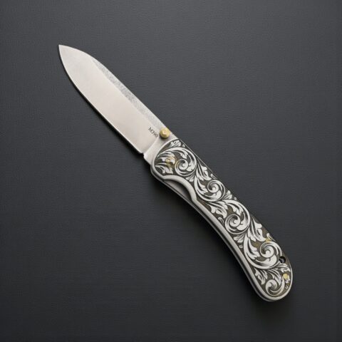 El Yapımı Çakı Kompakt Kabza - M390