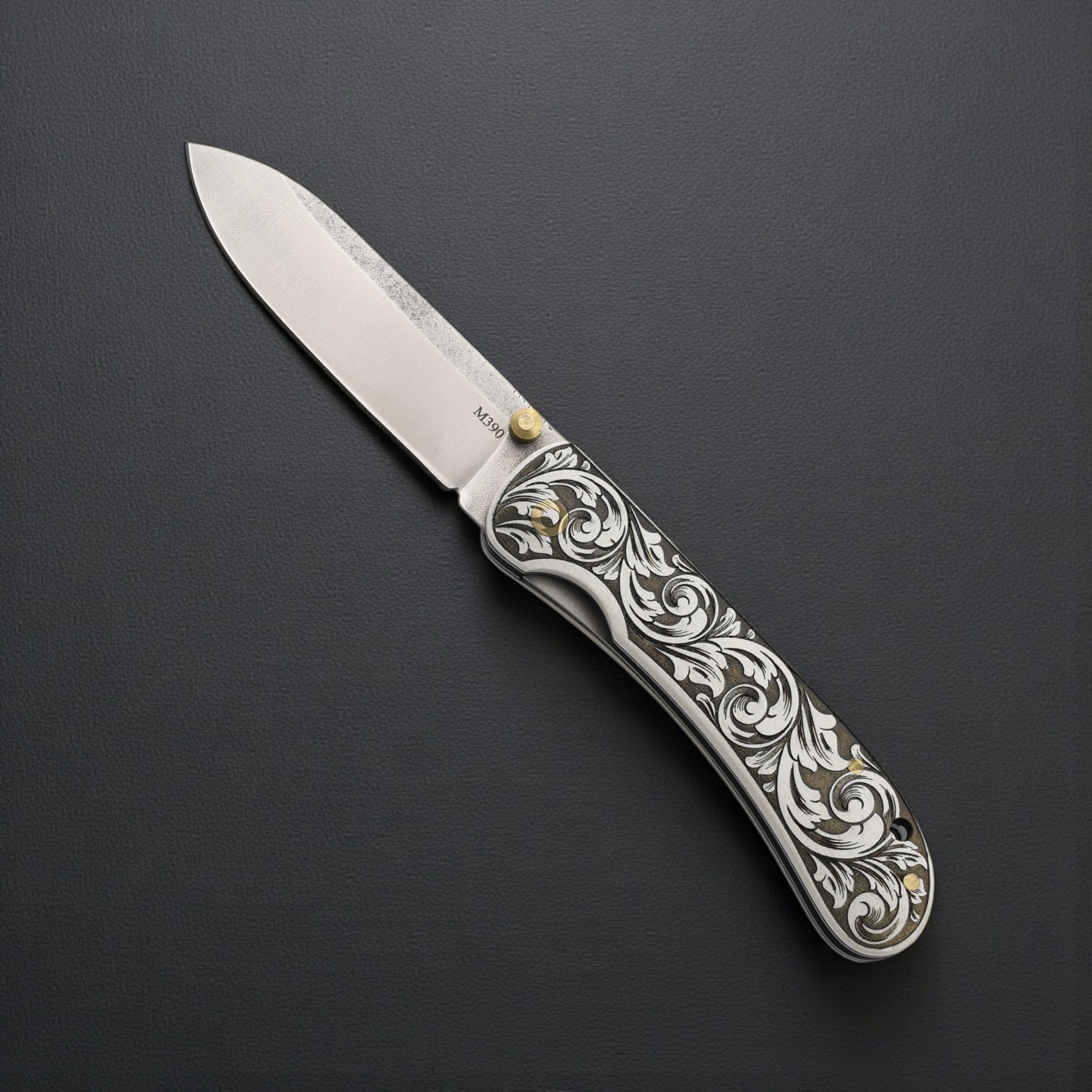 El Yapımı Çakı Kompakt Kabza - M390