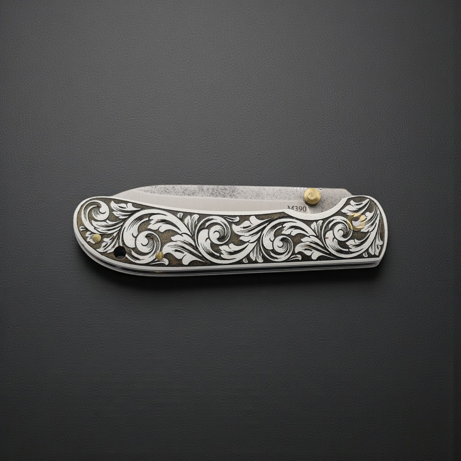 El Yapımı Çakı Kompakt Kabza - M390 - Görsel 2