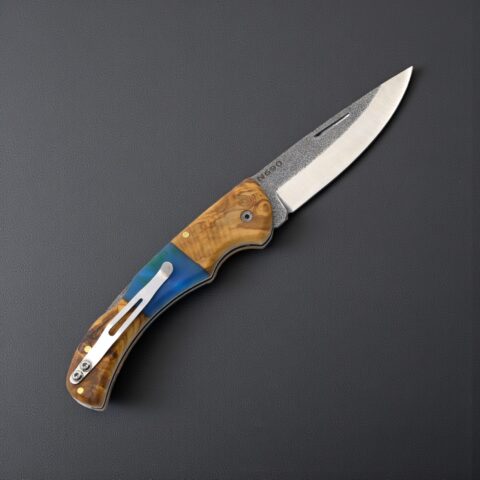 El Yapımı Ceviz Epoksi Sap Çakı - N690