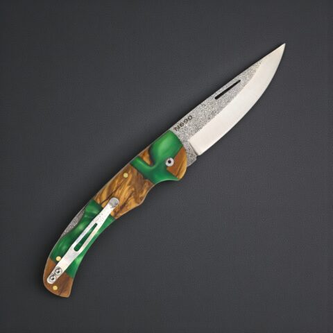 El Yapımı Ceviz Epoksi Sap Çakı - N690