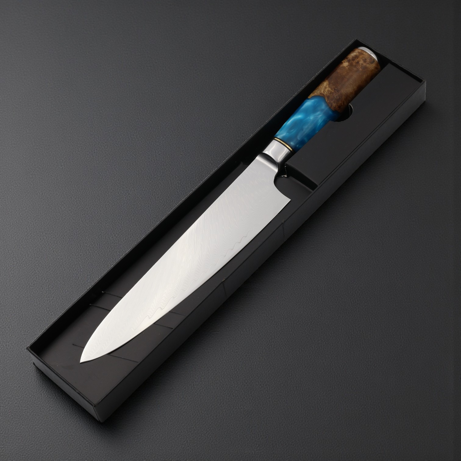 El Yapımı Şef Bıçağı - San Mai Çelik