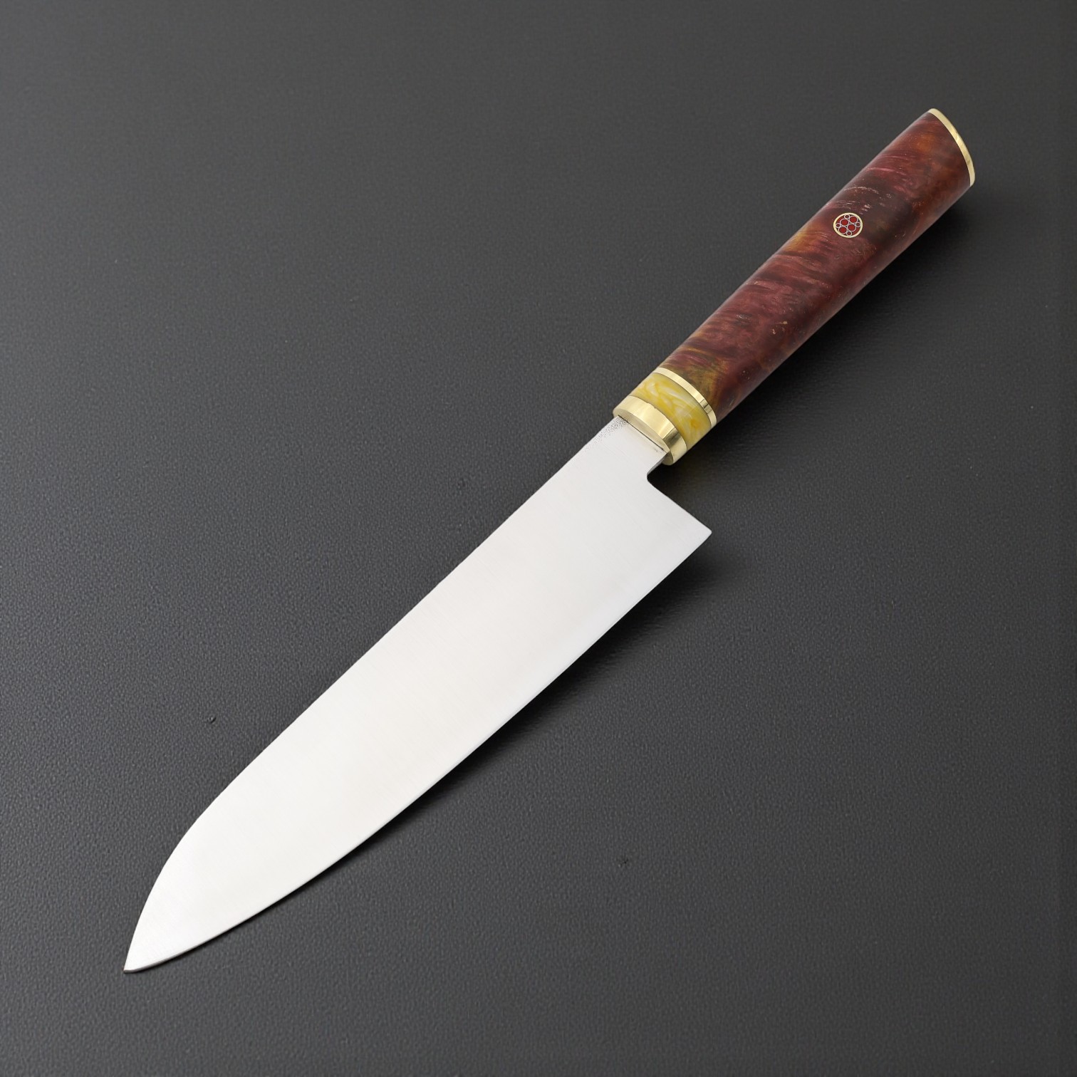 El Yapımı Santoku Şef Bıçağı - N690