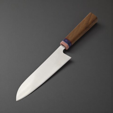 El Yapımı Şef Bıçağı Ceviz Ağacı Sap