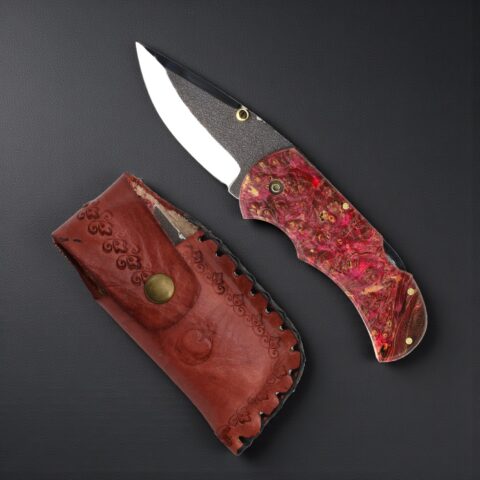 El Yapımı Özel Stabilize Çakı 02 - N690