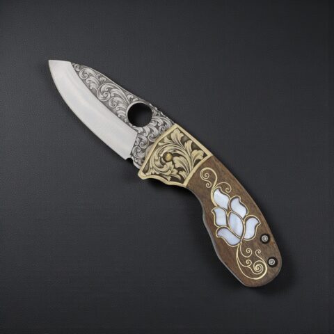 Telkari İşlemeli Naim Model Çakı - Elmax