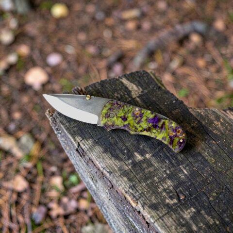 El Yapımı Özel Stabilize Çakı - Elmax