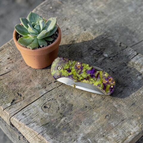 Alternative view of El Yapımı Özel Stabilize Çakı - Elmax