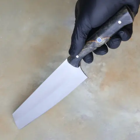 Sürmene El Yapımı Nakiri Şef Bıçağı - Görsel 3