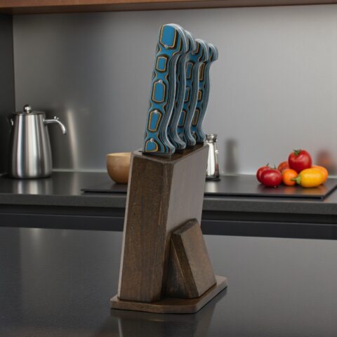 Sürmene El Yapımı 4'lü Mutfak Bıçağı Seti 02