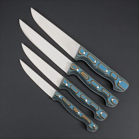 Alternative view of Sürmene El Yapımı 4'lü Mutfak Bıçağı Seti 02