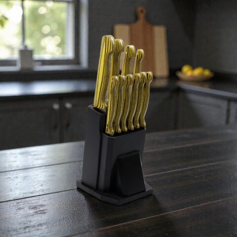 Sürmene El Yapımı 10'lu Mutfak Bıçağı Seti 04