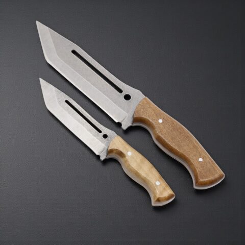 Alternative view of El Yapımı Av Bıçağı Baba Oğul Set 01