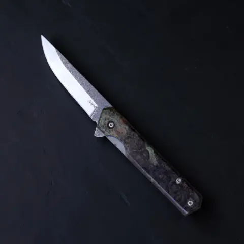 El Yapımı Çakı İnce Model - Stabilize Kabza