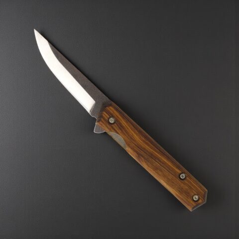 El Yapımı Çakı İnce Model - Ceviz Kabza