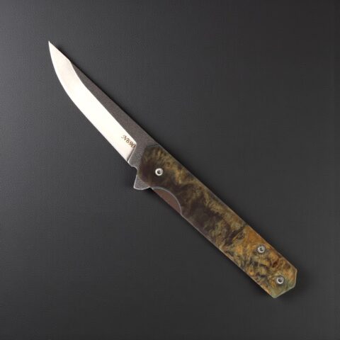 El Yapımı Çakı İnce Model - Stabilize Kabza