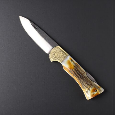 El Yapımı Çakı Geyik Boynuzu Kabza - N690