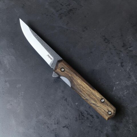 El Yapımı Çakı İnce Model - Ceviz Kabza