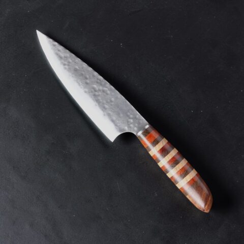 El Yapımı Desenli Şef Bıçağı 01