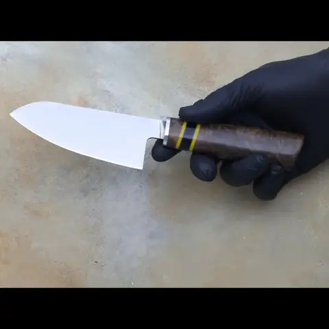 Alternative view of Sürmene El Yapımı Mini Şef Bıçağı - Ceviz Kabza