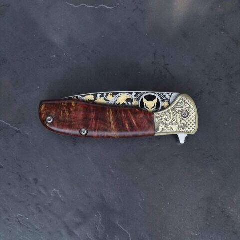 Alternative view of El Yapımı Çakı - Börü Model