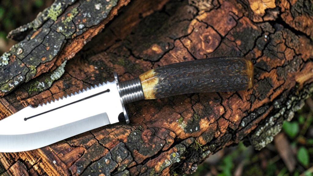 Geyik Boynuzu Sap Bıçak