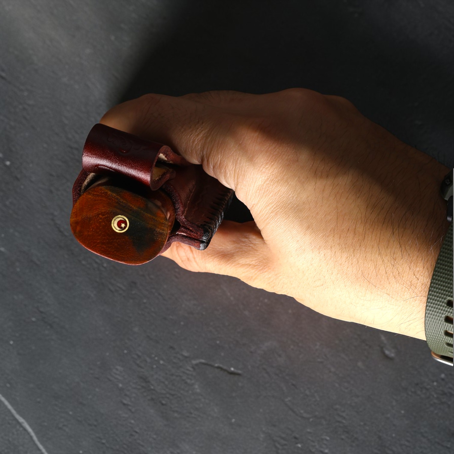 Sürmene El Yapımı Puukko Avcı Bıçağı - Damascus - Görsel 3