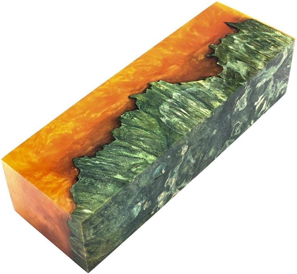 Stabilize ahşap ve epoksi hibrit