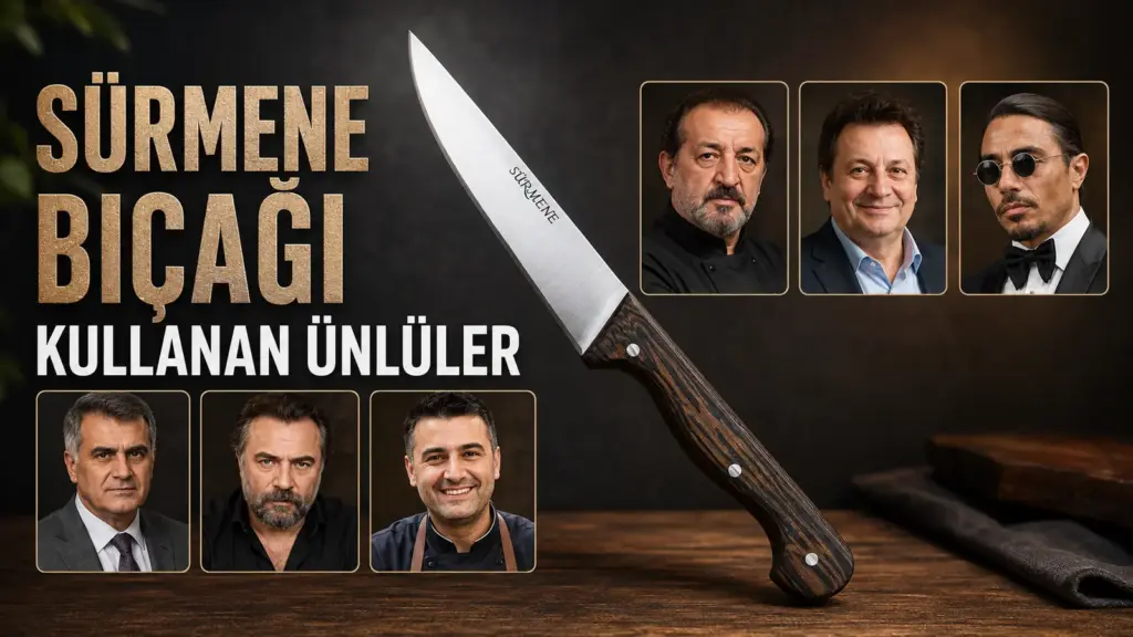Sürmene Bıçağı Kullanan Ünlüler